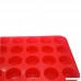Richohome 24-Cup Silicone Mini Muffin Pan Silicone Molds Cupcake Baking Pan 2-Pack Red - B07BVX94DV